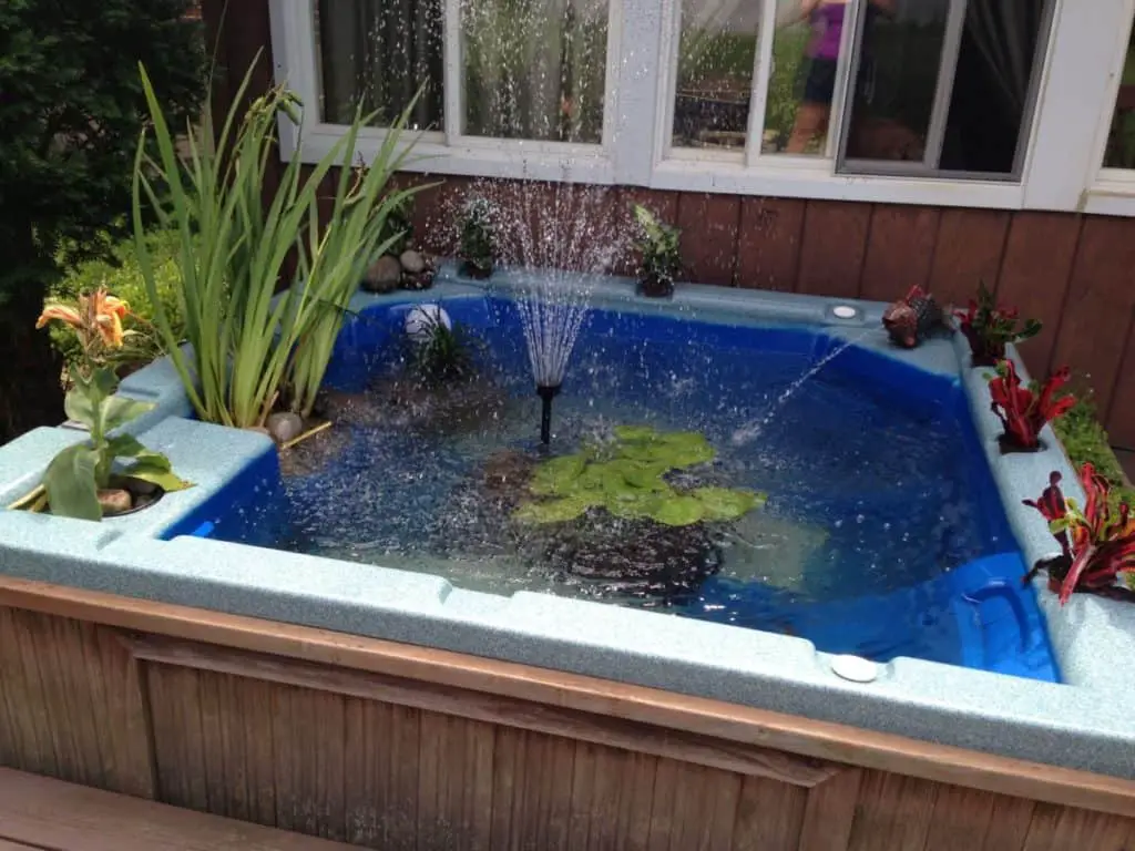 HOT TUB GARDEN POND