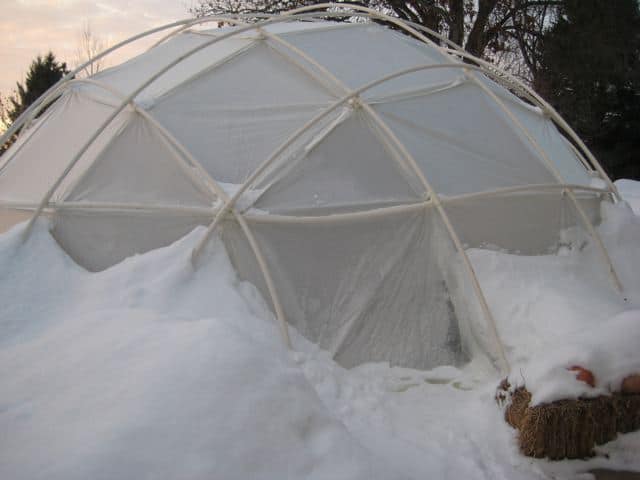 winter pond cover