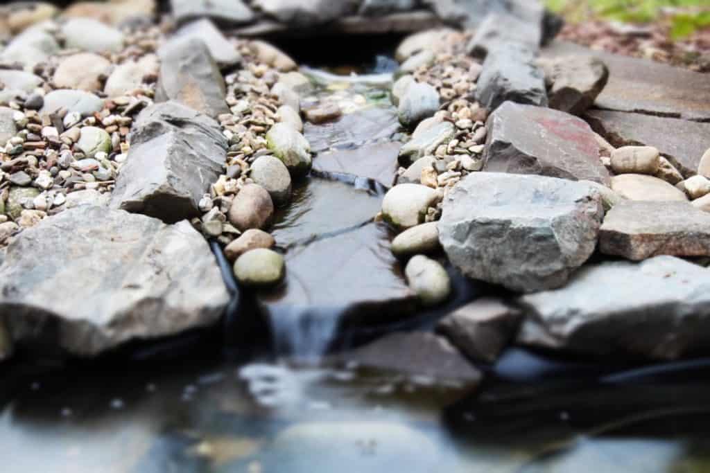 solar powered waterfalls